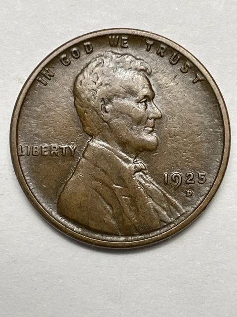 1925 D Lincoln Head Wheat Penny