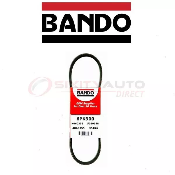 Bando Alternator Serpentine Belt for 1985-1987 Mercury Lynx 2.0L L4 - xg