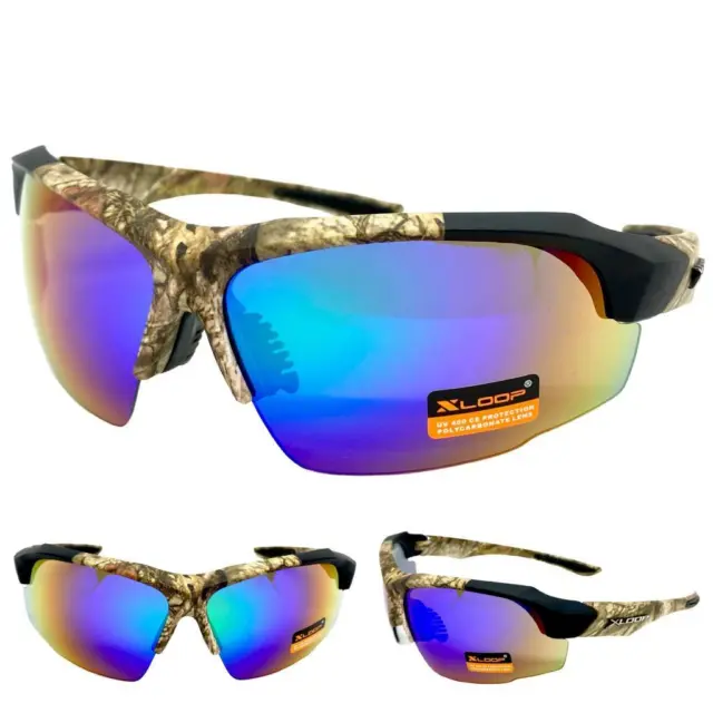 Hombre Militar Táctico Envoltura Seguridad Camuflaje Sol Antireflejos Lentes