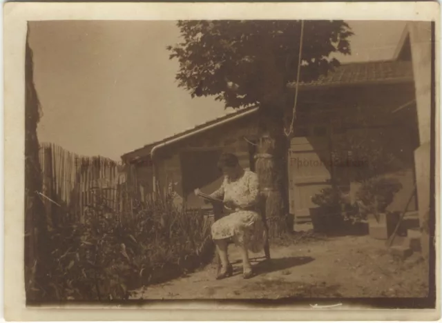 FRANCE Family Country House c1930 Vintage Amateur Photo P3T1n18
