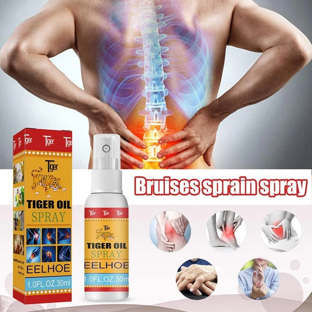Lindert Schmerzen Blutergüsse Schwellungen rheumatische Arthralgie 30ml Tigeröl Spray