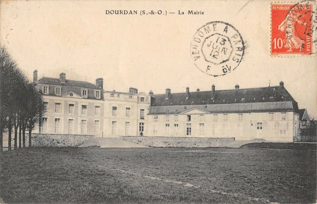 Cpa 91 Dourdan La Mairie