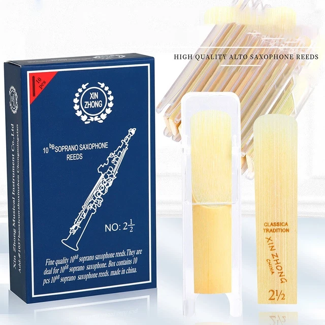 Saxophone soprano anches anches pièces force 2,5 pièces d'instrument