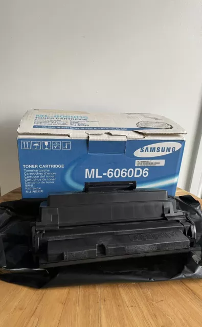 Genuine Samsung ML-6060D6 Black Toner Cartridge In Box Opened And Seal Off