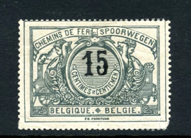 Belgium 1895 Railway Parcels 15c grey MH SG P97 Cat £19