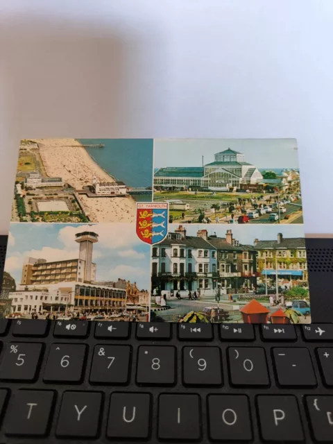 Great Yarmouth Multiview Postcard Tower Building Ballroom Joyland Marine Parade