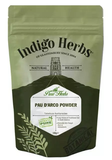 Pau D'Arco Powder - 100g & 250g - indigo Herbs