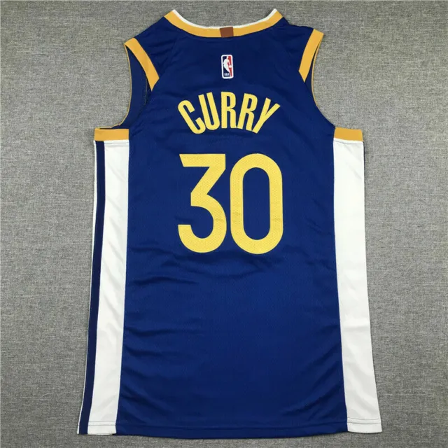 Men's Golden State Warriors Stephen Curry #30 Nike Navy 2020/21