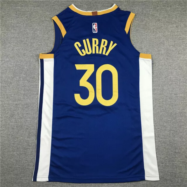 Men's Golden State Warriors Stephen Curry #30 Nike Navy 2020/21