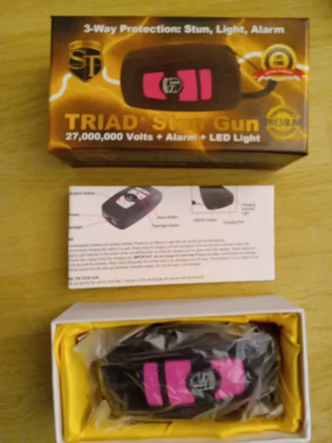 TRIAD STUNT GUN 27,000,000 Volts Pink $25.00 - PicClick