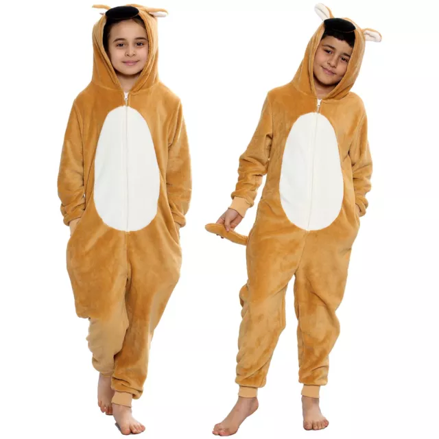 A2Z Onesie One Piece Kids Animal Pyjamas Shepherd World Book Day Costume