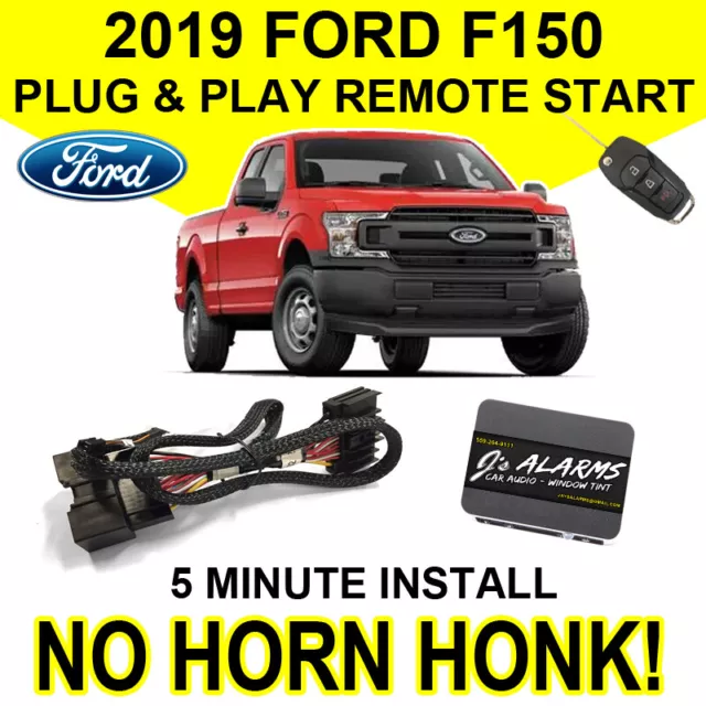 2019 Ford F-150 Remote Start Plug & Play Install F150 No Horn Honk Starter FO2N