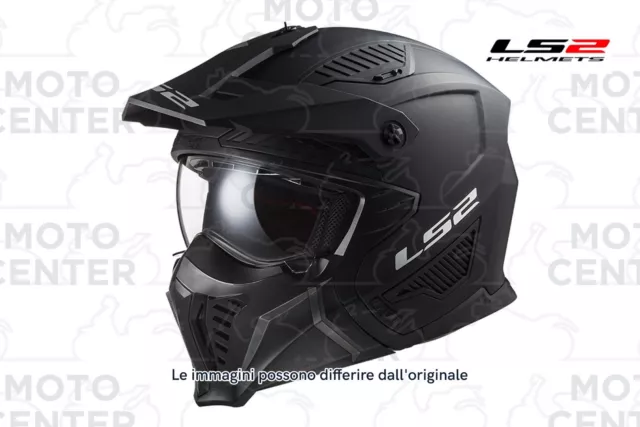 CASCO JET LS2 OF606 DRIFTER SOLID MATT NERO OPACO TAGLIA XL (61-62 Cm.)