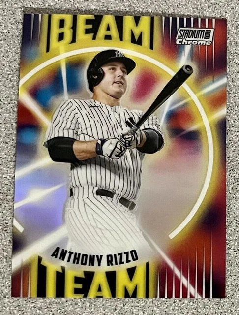 2022 Topps Stadium Club Chrome Anthony Rizzo Beam Team Refractor #BT-10 YANKEES