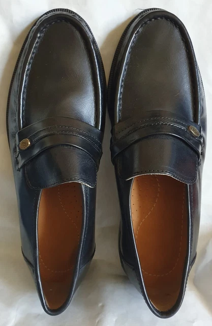 CLIFFORD JAMES SIZE 9 Black Leather Mens Derby Shoes 45.00 PicClick UK