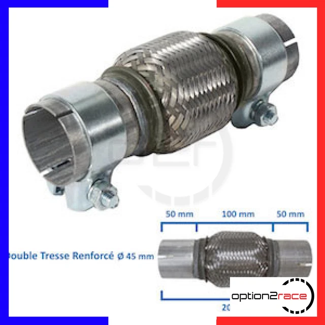 Tubage Flexible D'échappement Tressé Long Pour VW Multivan T5 - Neuf, Marque RPS, Référence 1111877
