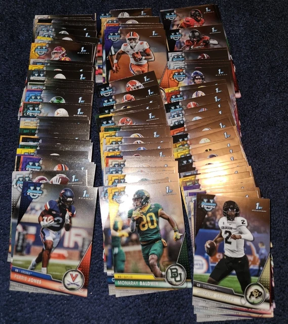 2023 BOWMAN CHROME University Football Huge Lot 140+ Inc 1st Bowmans