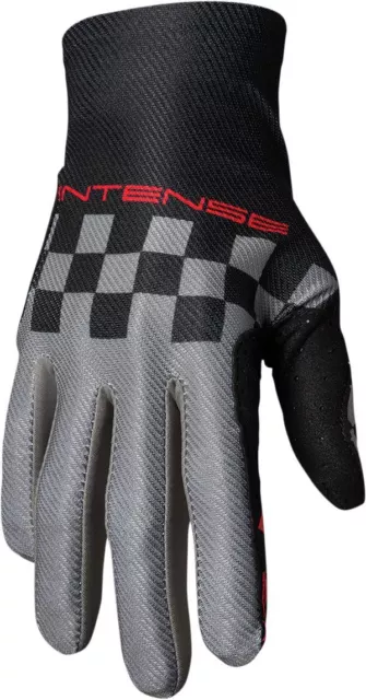 THOR Intense MTB Assist Chex Gloves Black/Gray 2023 Model