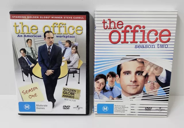 The Office Season 1 & 2 Complete DVD Set Region 2 & 4 Inc Tracked Postage