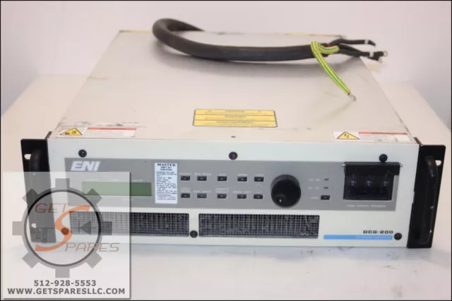 0190-07964 / Amat Master Eni Dcg-200Z Plasma Generator Dc24Mz141300110A / Amat