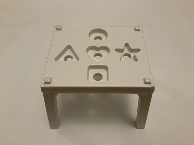 American Girl Bitty Baby convertible high chair table For Shapes Table Only ! American Girl Bitty Baby convertible high chair table For Shapes Table Only !