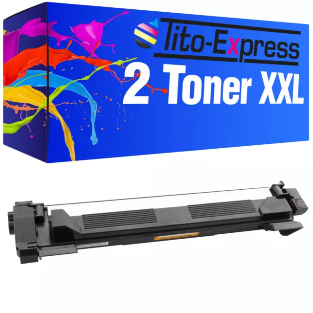 2x Toner für Brother TN-1050 1510 1510e 1512 1512A 1512E 1601 1610W 1610WE 1612W