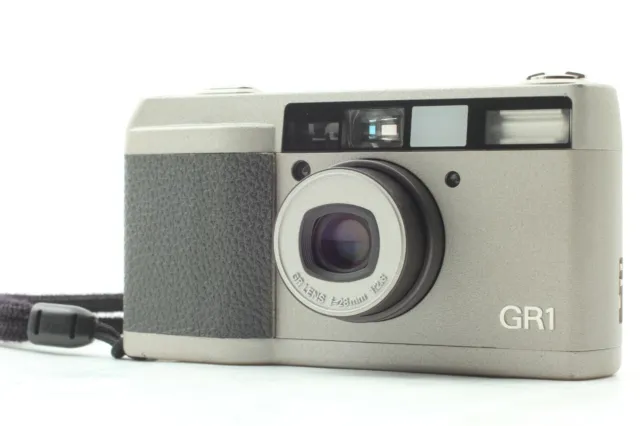 【EXC+++++】Ricoh GR1 Silver Point & Shoot 35mm Film Camera from JAPAN #705A