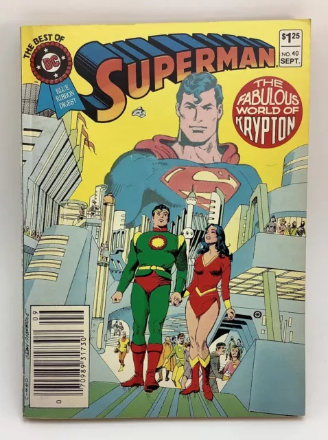 BEST OF DC: SUPERMAN - WORLD OF KRYPTON DIGEST #40 (1983) DC Blue Ribbon Digest