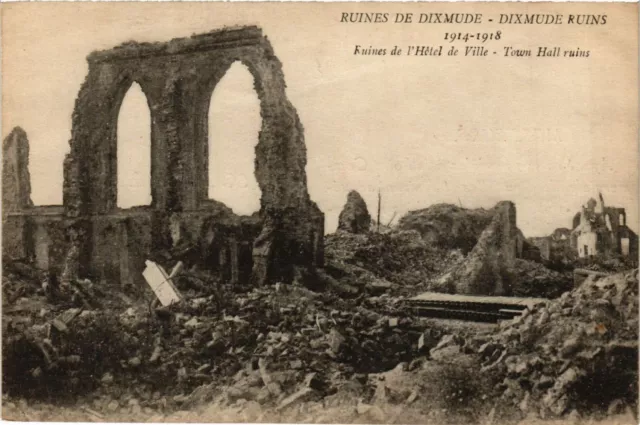 CPA AK Military Ruins of Dixmude (361598)