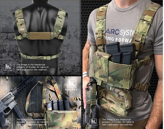 KRYDEX MK3 Tactical Chest Rig Mini Spiritus style Airsoft Hunting Ves.t Military