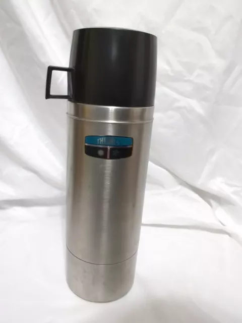 VTg Thermos Brand Stainless Steel Quart Vacuum Bottle #2464S Hot