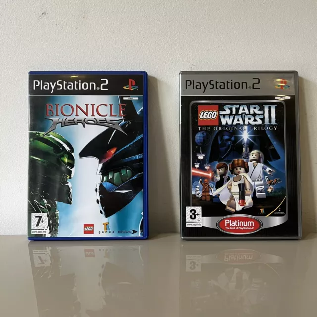 Star Wars Battlefront 2, & Lego Star Wars 2 Original Trilogy PS2 Bundle  TESTED!