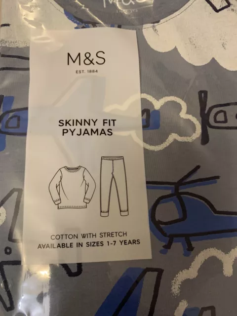 BABY Pyjamas Age 18 -24 months BNWT UNISEX,SKINNY FIT PLANES FREE POSTAGE