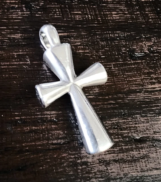 RARE RETIRED HEAVY James Avery LARGER Size St. Teresa Cross Pendant 16 Grams 342.00 PicClick