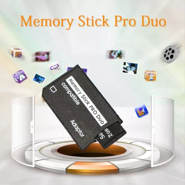 Storage Adapter PRO DUO Adaptor Card Case Memory Stick TF to MS