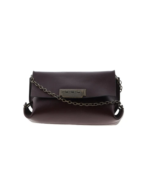 ZAC Zac Posen Women Red Leather Crossbody Bag One Size