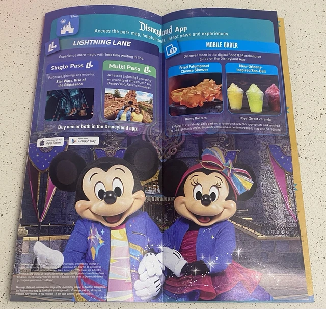 DISNEYLAND DCA PARK Map 2025 70th Anniversary Castle Medallion Decor Disneyland DCA Park Map 2025 70th Anniversary Castle.webp