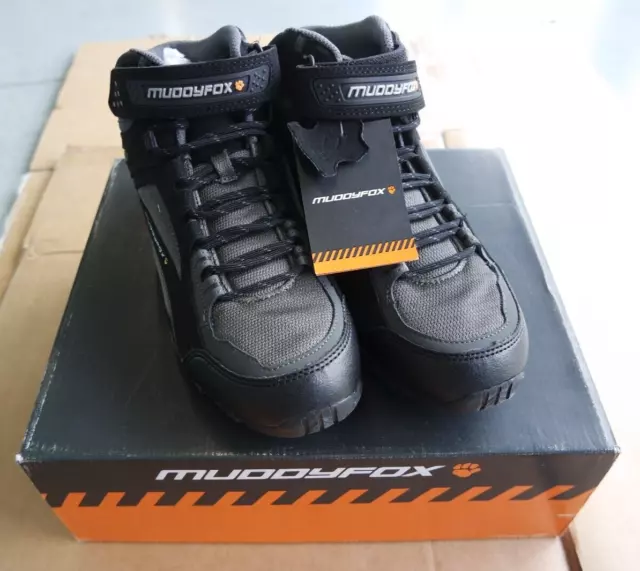 NEW & BOXED WITH TAGS - Muddyfox Tour 100 Mid Mens Cycling Shoes - Size UK 8.5