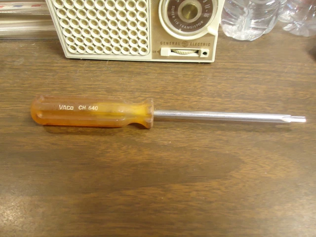 Vintage Vaco Clutch Tip Screwdriver CH-640 - Made in USA