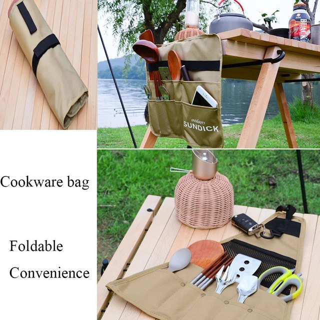 pique-nique Pack de stockage pour barbecue Organisateur de couverts barbecue