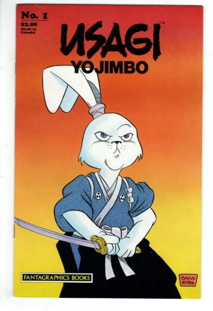 Usagi Yojimbo #1 (1987) - Grade 9.0 - 1St Issue - 2Nd Print - Stan Sakai Series!
