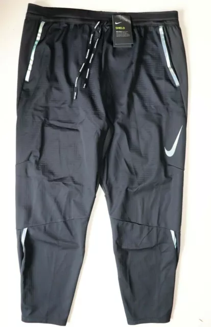 NIKE SHIELD SWIFT Running Winterized Trousers Pants Black Bv3311