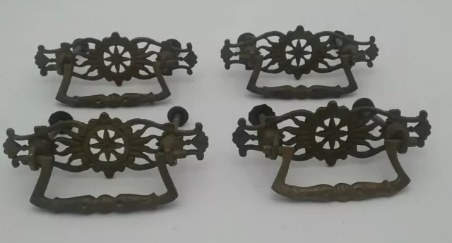 Vintage /Antique Drop Handles Drawer Pulls Dresser Handles Furniture Hardware