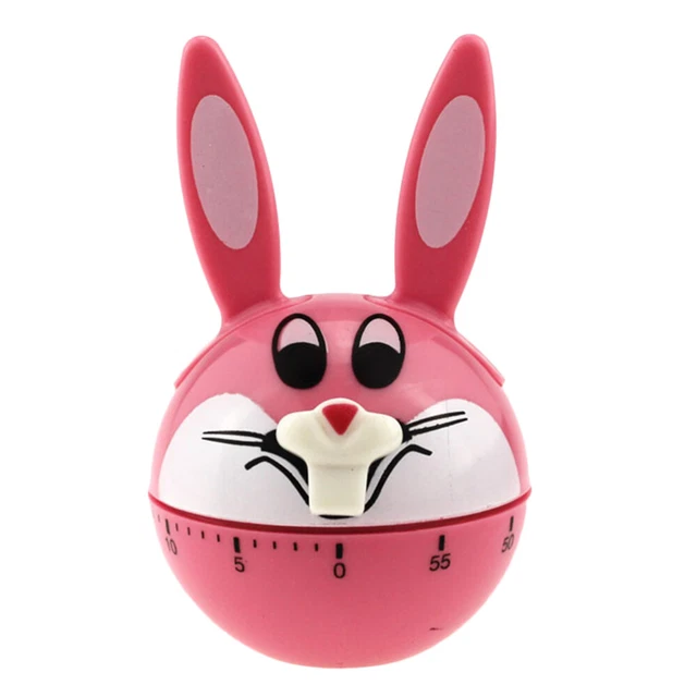 MECHANICAL KITCHEN TIMER Bunny 60-Minute Countdown Reminder £8.48 ...