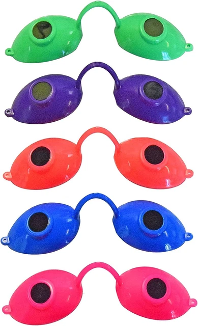 Gafas bronceadoras Super Sunnies Neons protección ocular UV - (Paquete de 12)
