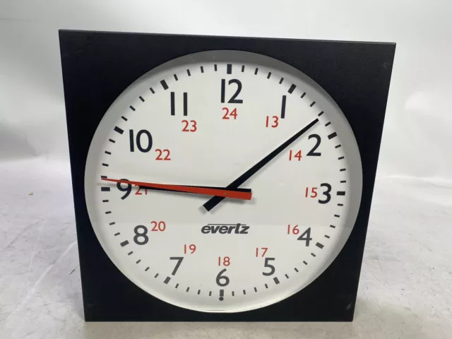 Evertz 12-in Analog Clock with NTP and Back Lighting 1212L