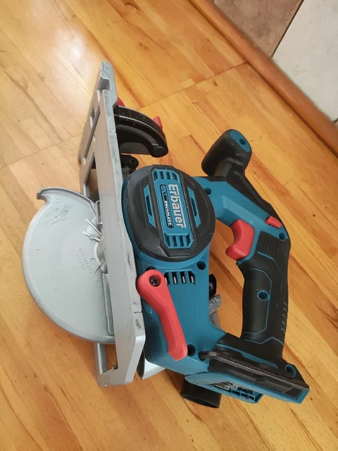 Sierra circular inalámbrica sin escobillas Erbauer ECS18-Li 165 mm 18 V iones de litio EXT - Desnudo