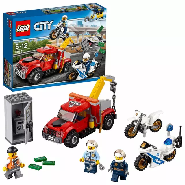 Lego 60137  City Town Autogru In Panne