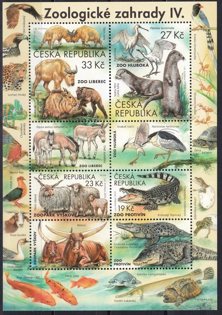 Czech rep, Fauna, Birds, Animals, Reptiles MNH / 2019