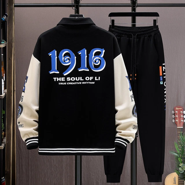 2024 Men's Baseball Jacket Pants Set